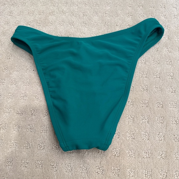 Shade & Shore Teal Bikini Bottoms Size Small - Picture 3 of 3